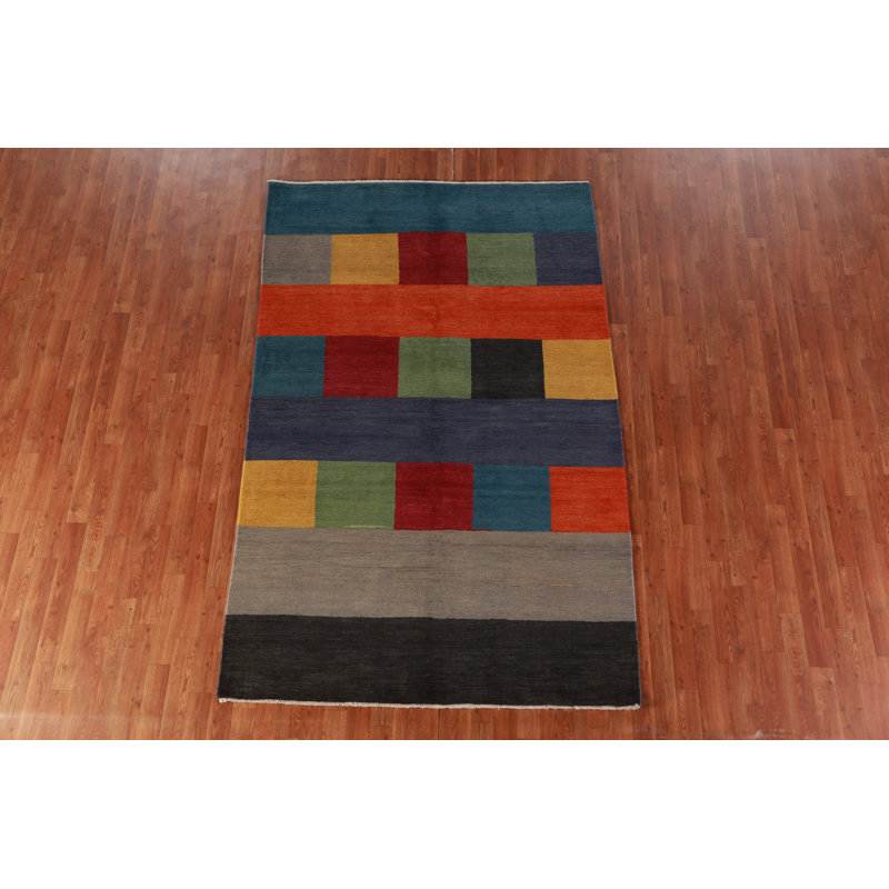 Tapis oriental moderne Gabbeh 5 x 8