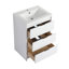 Ensemble de meuble-lavabo autoportant 72 po avec évier en résine