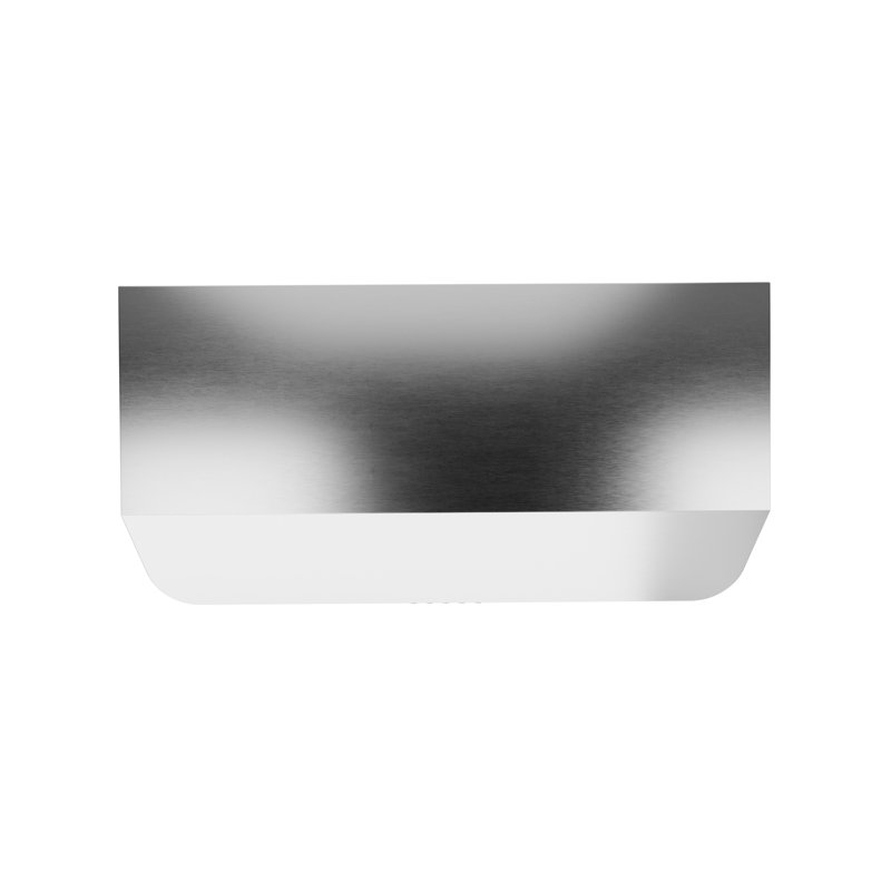 36" Stainless Steel Under Cabinet Range Hood With Washable Baffle Filter And LED Lights For Ducted Or Ductless Convertible Kitchen Over Stove Vent