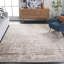 Tapis abstrait taupe / ivoire Goble-1981219628