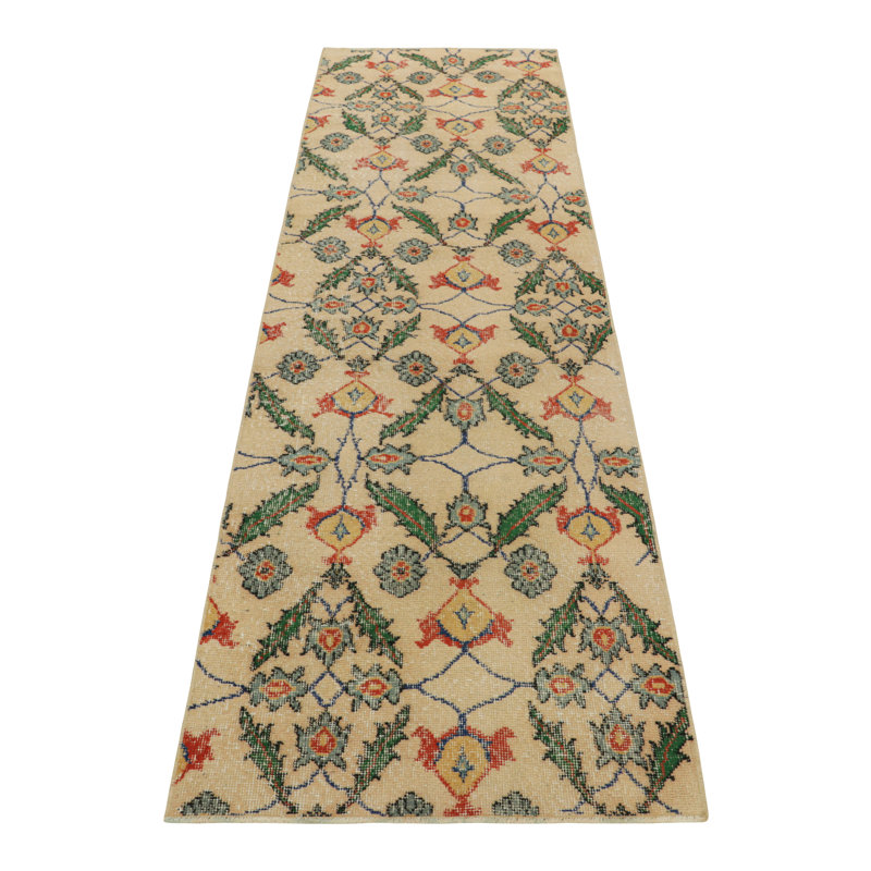 One-of-a-Kind 2’5”x8’5” Hand Knotted Area Rug