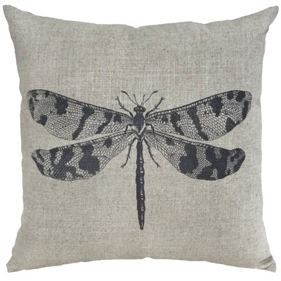 Linen Reversible Throw Pillow