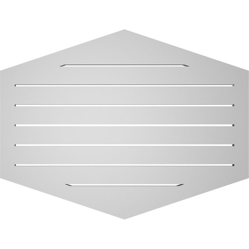 Pente verticale verticale en uréthane 4 pi, H 26 po x l 34 po x P 1,5 po