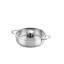 Gourmet Stainless Steel Non-Stick Frying Pan Set