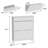 16 Pair Shoe Storage Cabinet