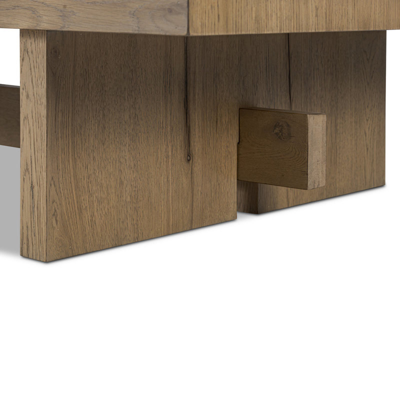 Table basse Conti Trestle, Brun moyen