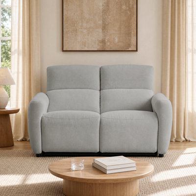 Power Reclining Loveseat, Zero gravity-inspired loveseat recliner with USB & Type-C ports and soft C0 PFC-free chenille for small spaces.