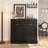 40 in. W x 14 in. D x 36 in. H Ready to Assemble Floor Base Tilt-Out Trash Kitchen Cabinet with 2-Drawer Trash Can not included-108845592