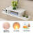 Floating TV Stand Wall Mounted, Media Console Shelf For Streaming Devices, Game Consoles, DVD Players, Router With Cable Management For Living Room And Bedroom-1487481196