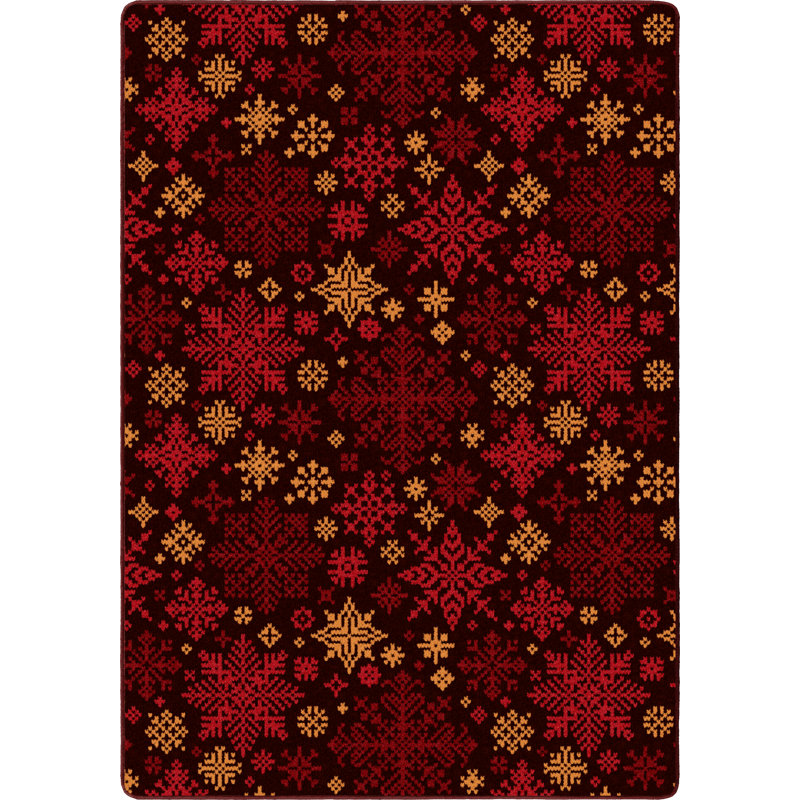 Neige qui tombe, Ruby, Rectangle 5 pi 4 po x 7 pi 8 po