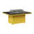 Hammered Top Black with Sunburst Yellow Base