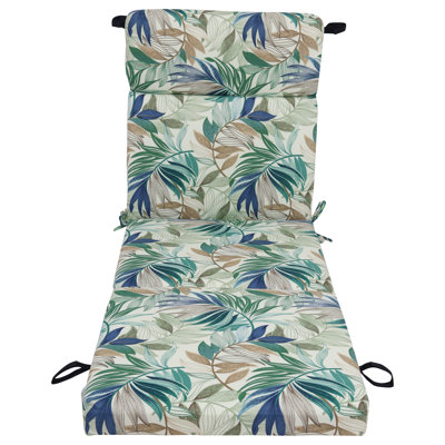 Coussin de chaise longue d'extérieur 72 po x 24 po