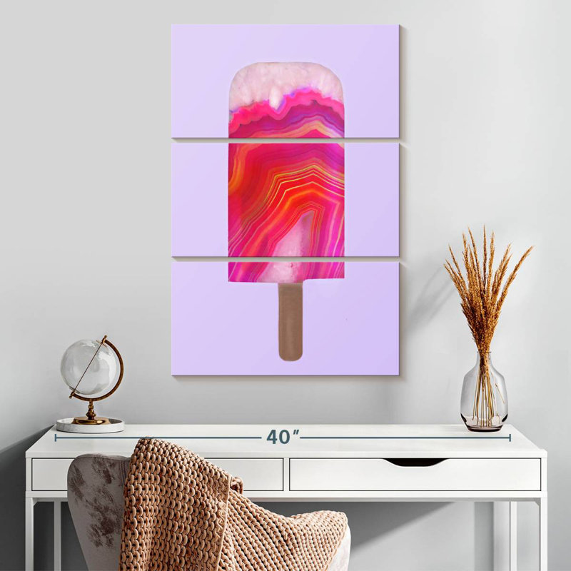 Yarlin Agate Popsicle, 32'' H x 20'' W
