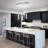 Led Bubble Crystal Chrome Dimmable Pendant