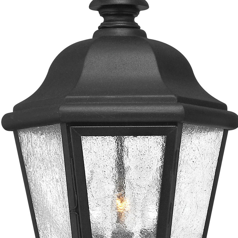 Edgewater Black 3 -Bulb 18.5" H Outdoor Hanging Lantern, No
