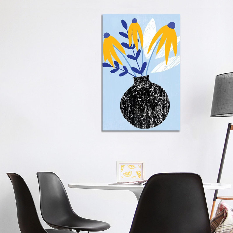 Ruffled Vase I by Annie Warren - Wrapped Canvas Print, 101.6 cm H x 66.04 cm W x 1.91 cm D