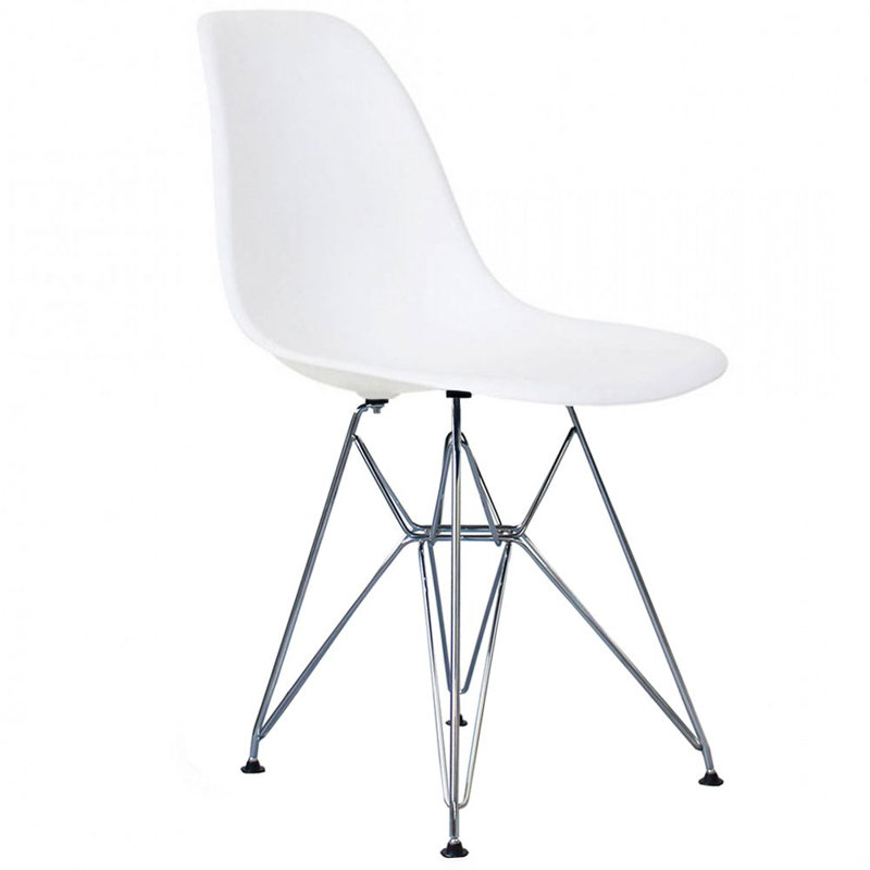Drumwright 19'' H Side Chair, White