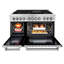 ZLINE 48" Legacy Dual Fuel Range w/ 7 Burner Gas Cooktop and 2 Electric Ovens-1703659433