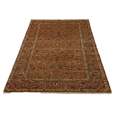 One-of-a-Kind 5'2" X 8'2" Wool Area Rug in Rust