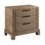 Table de chevet en bois massif Kaziyah
