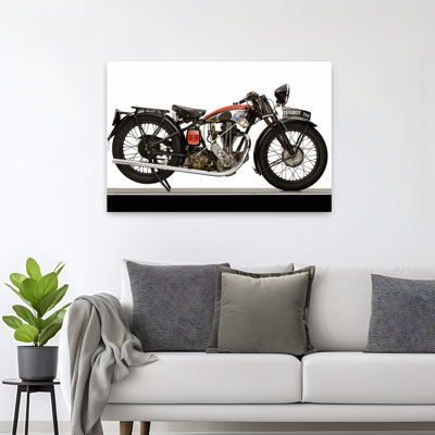 1934 Terrot 347Cc Type Hscg Supersport Motorcycle Classic Abstract Landscape Nature Wall Art
