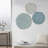 Textured Feather 3-Piece Metal Disc Wall Decor Set-1340092394