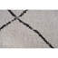 Wool Geometric Area Rug in Ivory/Charcoal-348744782