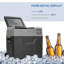 HOMCOM 0.05m³ L Freestanding Mini Fridge with Freezer