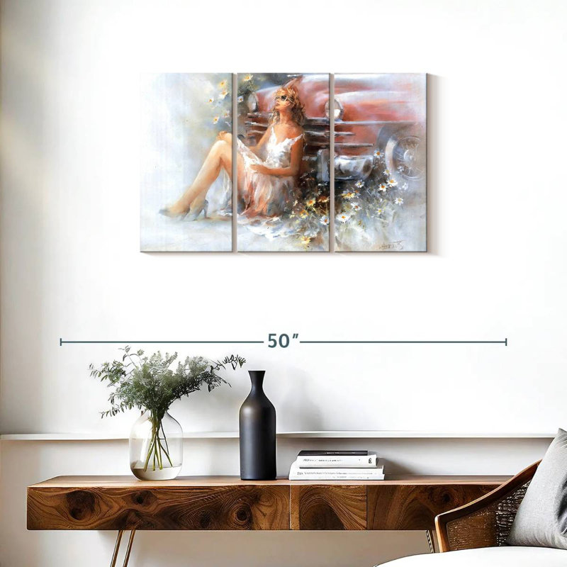 Leisha Relax Alone, 20" H x 33" W