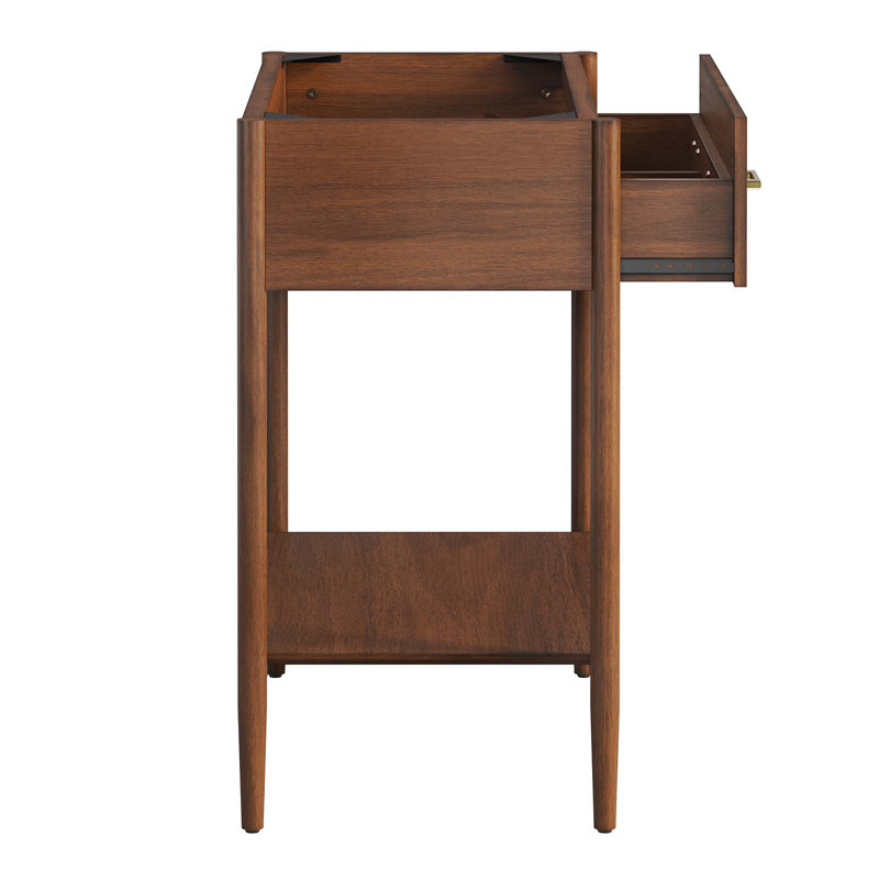 Base de meuble-lavabo simple 29 po Modway Zaire, Noyer