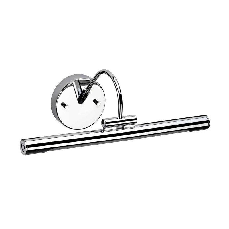 Alton 1 -Light Hardwired Dimmable LED Wall Mounted Picture Light, Polished Chrome, 16.1 cm H x 38.8cm W x 20.5cm D
