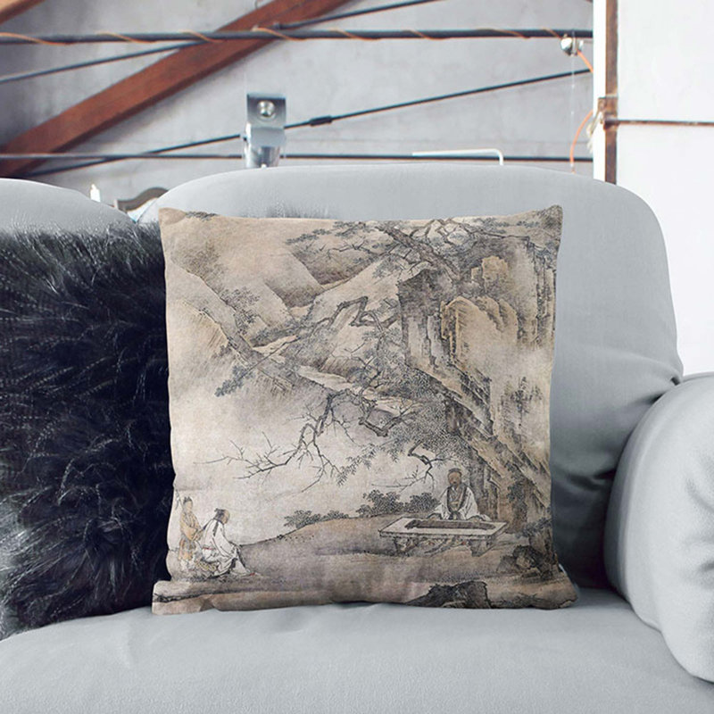 Floral Square Throw Cushion, 40 x 40 cm