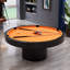 Table de billard de luxe ronde 2 en 1 avec plaque de recouvrement 62,99 po-130063175-130063176