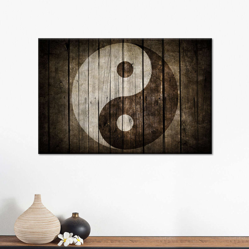 Zen Zen Yin Yang, reproduction sur toile, H 24 po x l 36 po x P 1,25 po