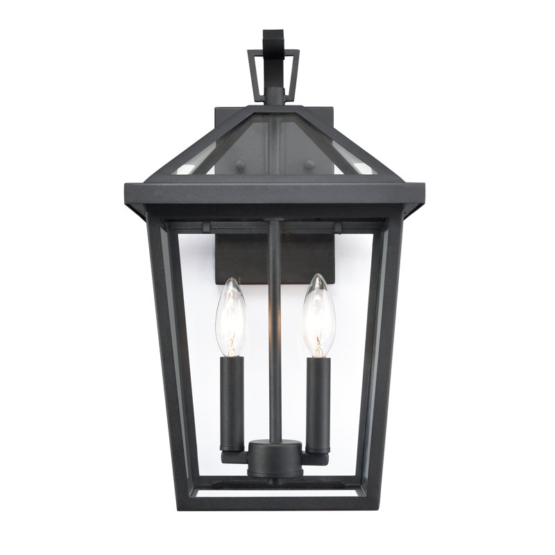 Bekir 2 Light 17.5" Tall Outdoor Wall Sconce