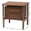 Table de chevet 2 tiroirs Caasi