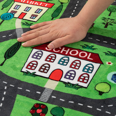 Rectangle Polyester Rug