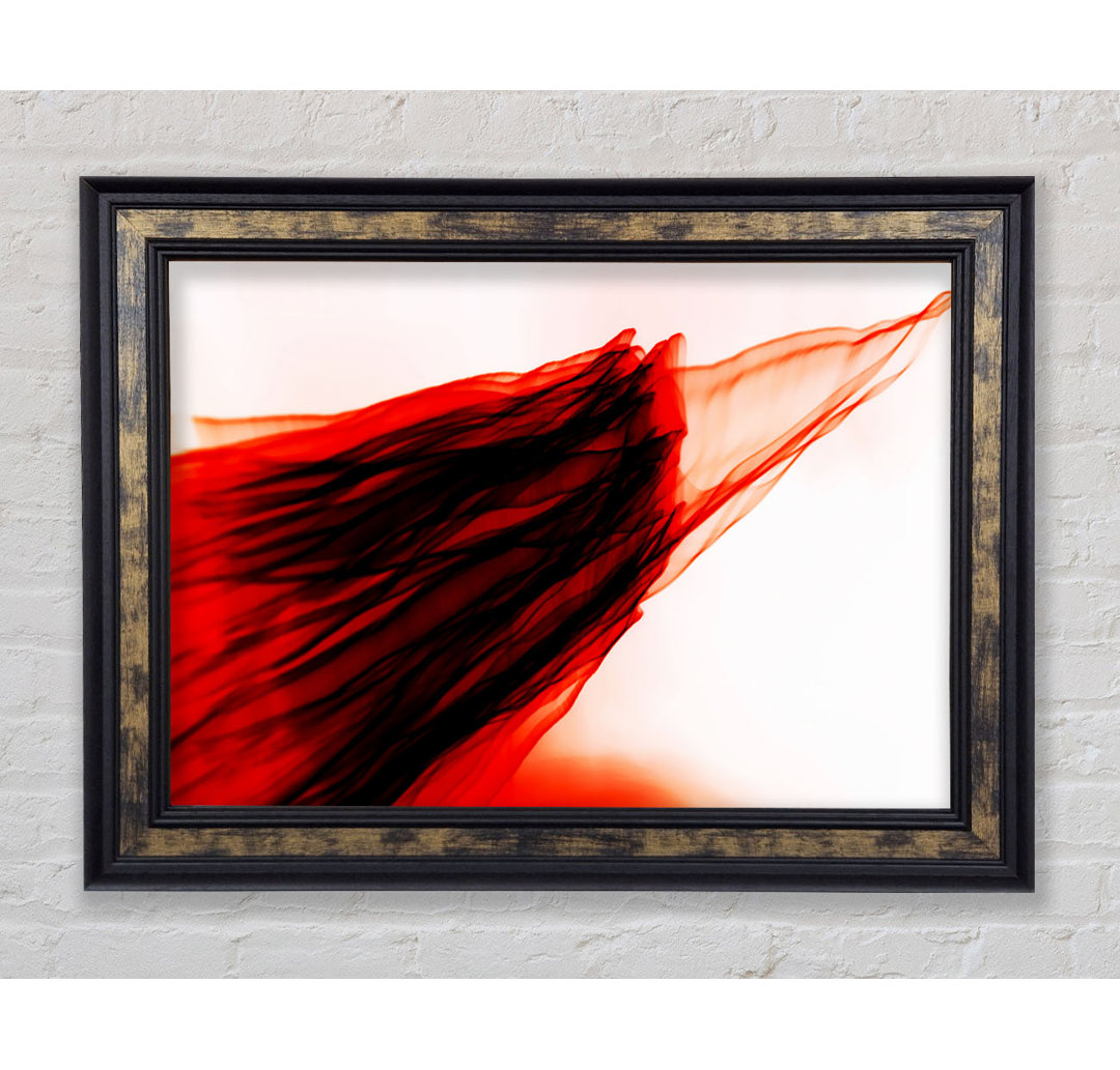 Red Passing Through - Einzelne Bilderrahmen Kunstdrucke