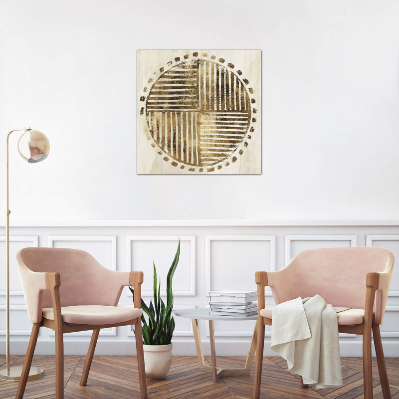 African Lines I by Eva Watts - Wrapped Canvas Painting, 66.04 cm H x 66.04 cm W x 1.91 cm D