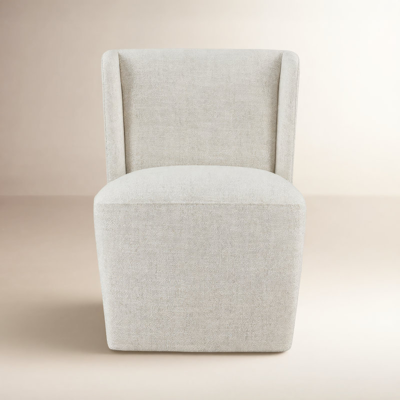 Ardeth Upholstered Side Chair, Nathan Wheat Tweed
