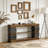 3-Tier Farmhouse Console Table Hallway Sofa Table