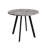 Versatile Circular Dining Table with Industrial Appeal for Various Settings