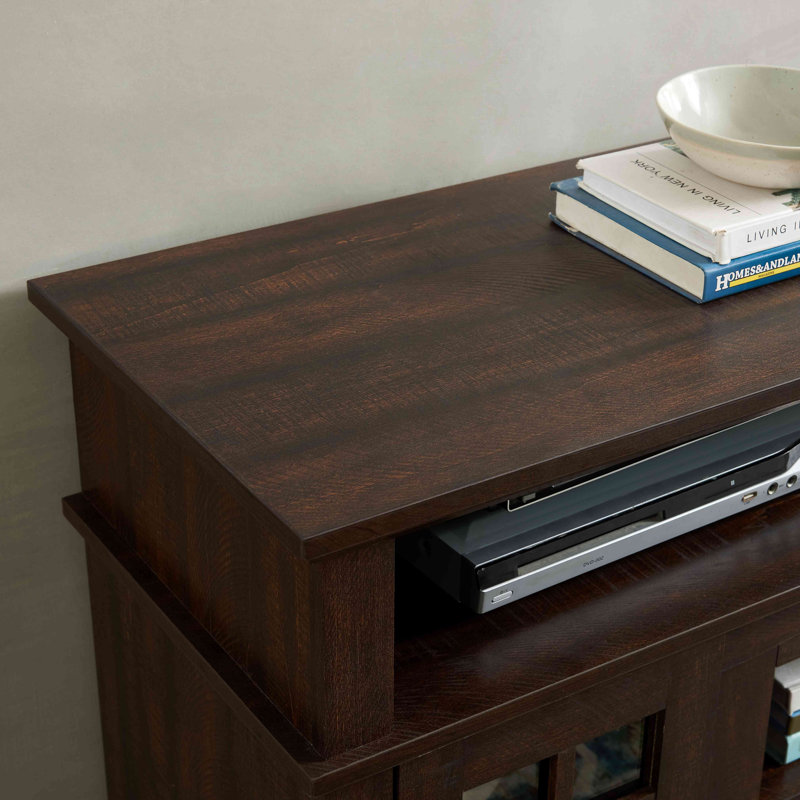 Meuble télé classique pour téléviseur de 65 po ou moins avec espace de rangement ouvert et fermé Classic Classic, Non