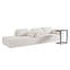 Boneless L shaped Modular Sectional Sectional Sofa with Side Table-1187441125