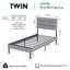 Structure de lit simple tapissier simple avec tête de lit, sans sommier, rangement sous le lit 14 po-1282136430-1282136431