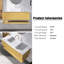 Meuble-lavabo mural l 47,64 po x P 18,9 po x H 20,2 po