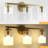 Renley 3 - Light 24"W Dimmable Metal Modern Bathroom Vanity Light with Frosted Glass-689474433
