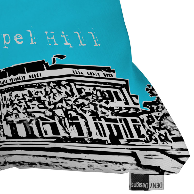 Coussin décoratif chapel hill Bird Ave, Bleu, 16 po x 16 po