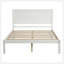 Base de lit plateforme avec tête de lit, support à lattes de bois, aucun sommier requis-504244342-504244329