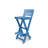 Key West Recycled HDPE Outdoor Folding Bar Stool -1174807637